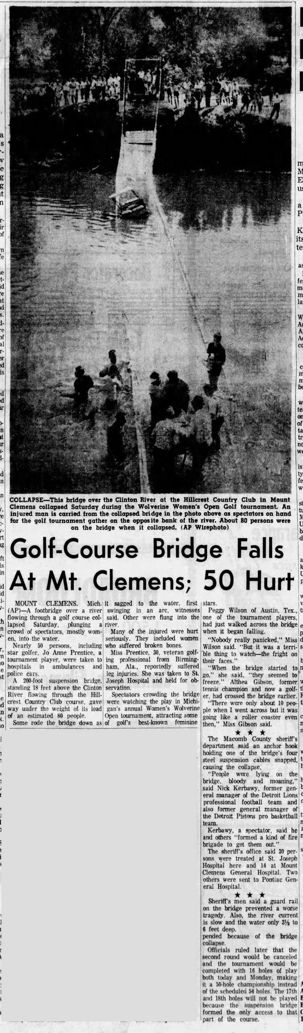 Hillcrest Country Club - Jul 28 1963 Article